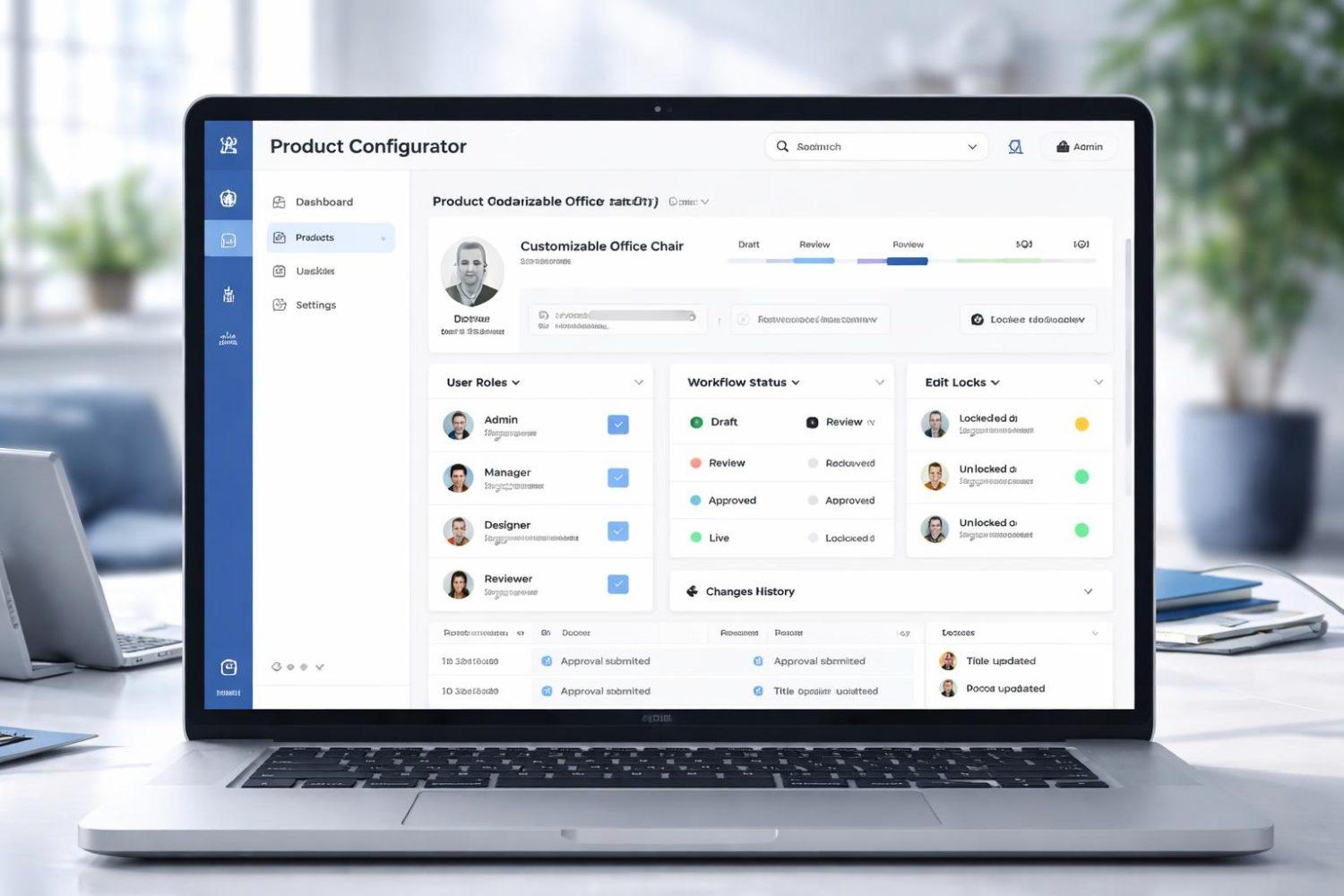 Jak zaprojektować system uprawnień i workflow akceptacji w panelu administracyjnym konfiguratora produktu, aby bezpiecznie rozdzielić pracę handlowców, grafików i administratorów